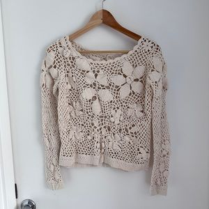 Anthropologie hollow knitted sweaters